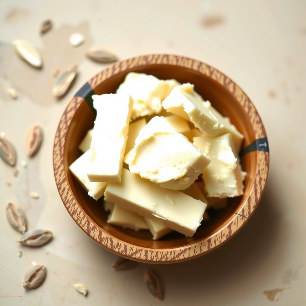 Shea butter in a bowl