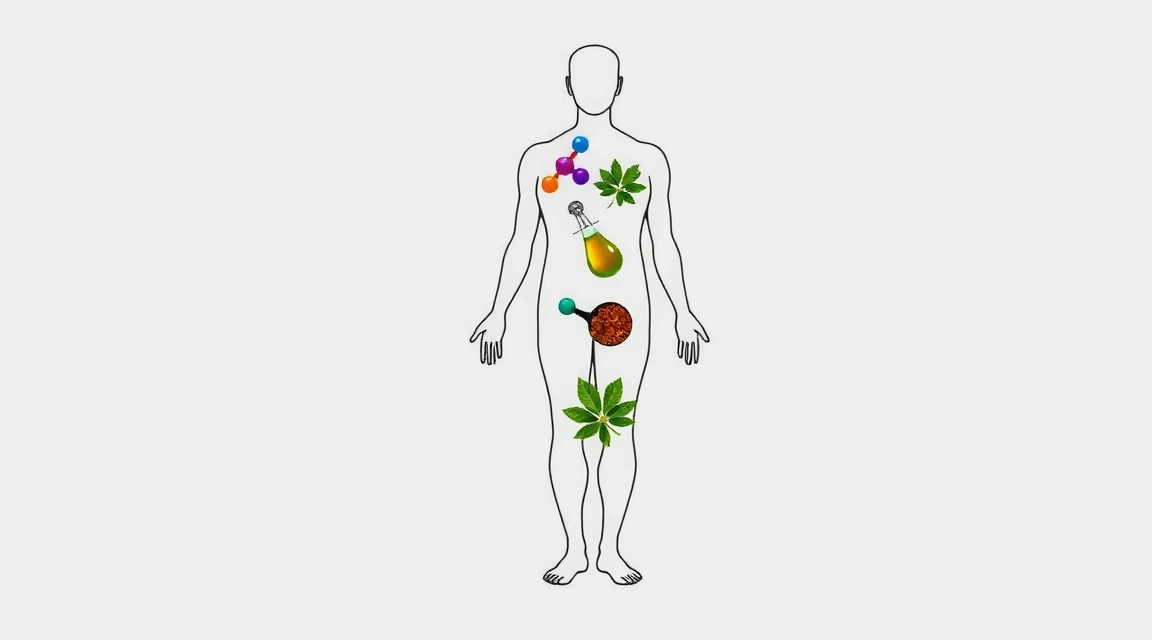 Botanical compounds interacting within the body